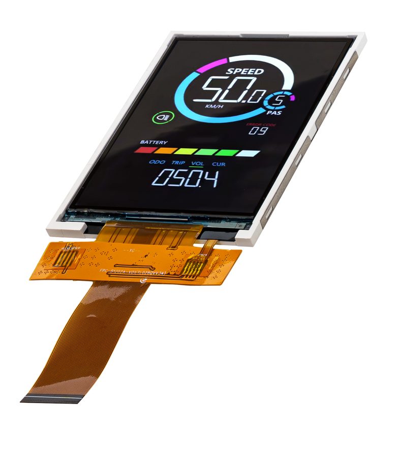 TFT-Display mit Tacho-Anzeige
