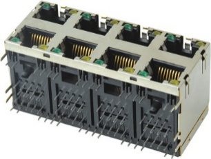 RJ45-Buchse, 4-fach
