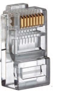 Modularstecker, ungeschirmt