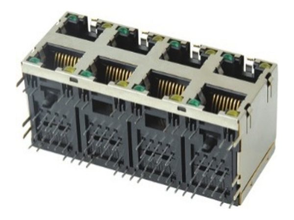 RJ45-Buchse, 4-fach